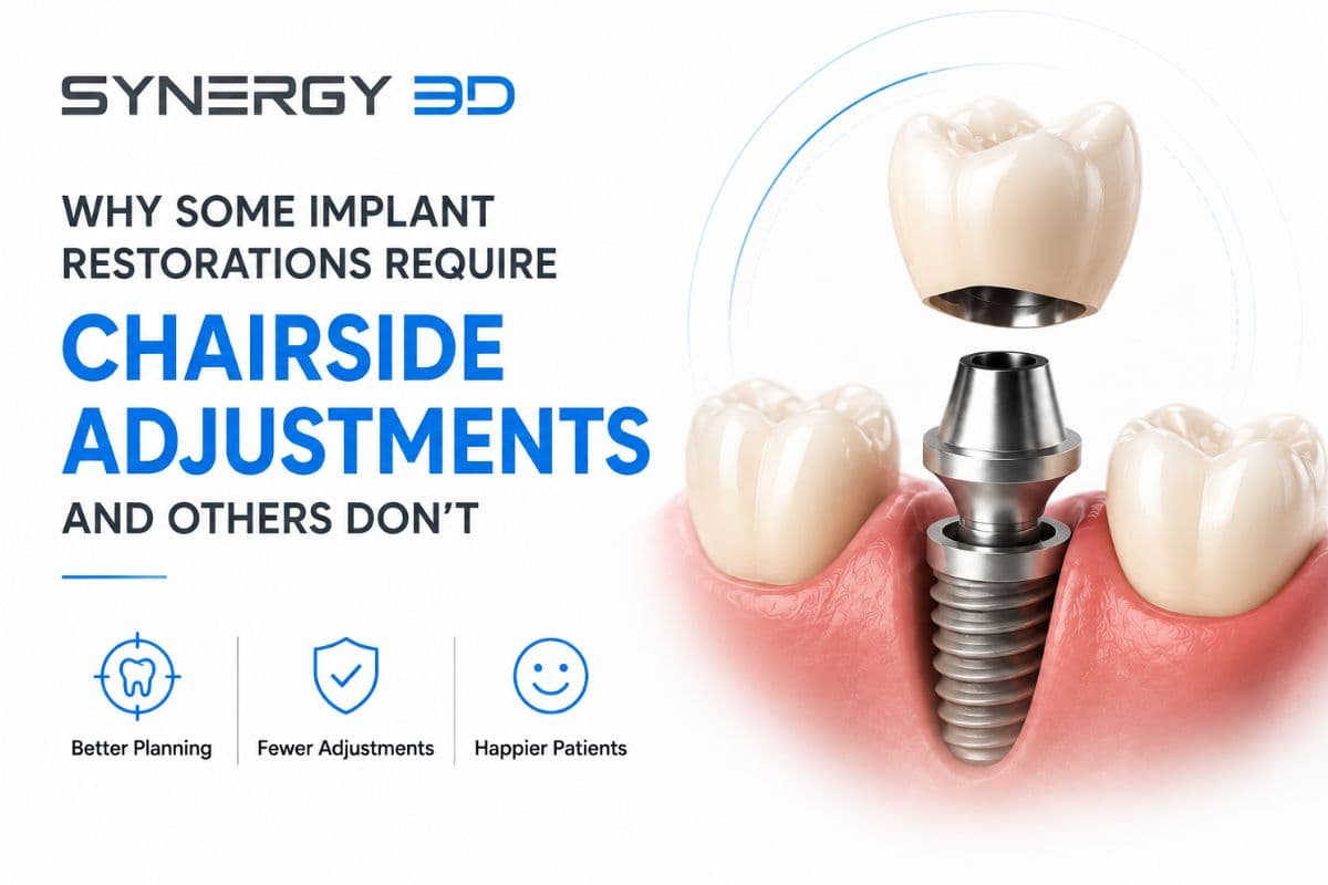 Why Some Implant Restorations Require Chairside Adjustments and Others Don't